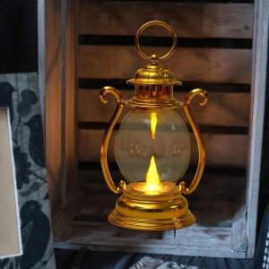 레트로 LED 디지털 촛불 램프 오래 지속되는 안전한 친환경 랜턴 불꽃 없는 인테리어 선물