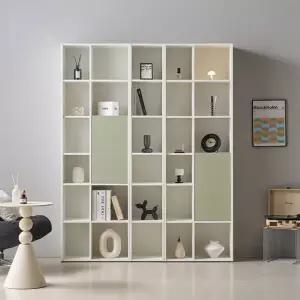 비앙스 슬림 6단 600책장 도어형