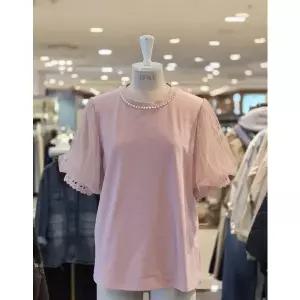 [이프네](마산점)IQ3WTS06(진주포인트레이스반소매티셔츠)