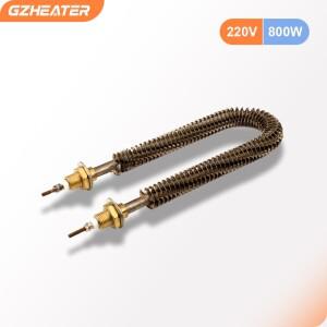 304SS U형 핀 공기 가열 요소 800W1000W 220V 핀형 히터 전기 히트 튜브 베이킹 박스 산업 기계용