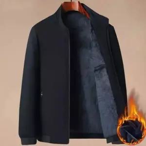 기모 남성 점퍼 융 아버님 자켓 블루종