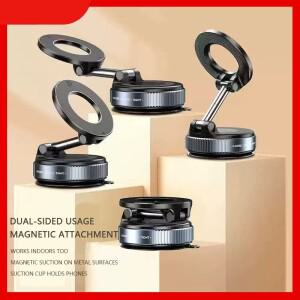 자석 차량용 휴대폰 핸드폰 거치대 진공 흡착식 센터 콘솔 계기판 회전형 모바일 폰 내비게이션 전용