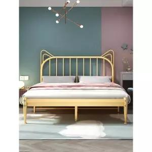 모던 싱글 철제 고양이 침대틀 침대프레임 연철 수박색 3.8cm 직경-정숙한