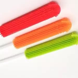 페트병솔 대 입구 좁은 실리콘 슬림형 41cm 긴막대형 물병세척솔 병솔 보틀세척솔 세척병솔