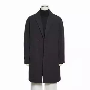 [롯데백화점]레노마 SS 간절기 가벼운 블랙 트렌치코트 RQIMBH06A