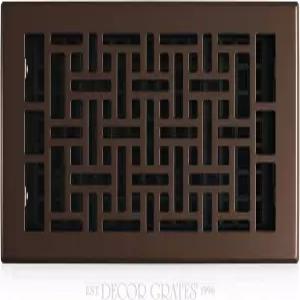 데코 그레이츠 메탈 오리엔탈 장식 공기 통풍구 커버 6x12 플로어 레지스터 ？ 조절 가능한 컨트롤 레버