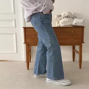 타이크 세미부츠컷 히든밴딩 데님 팬츠 86750 빅사이즈 여성의류