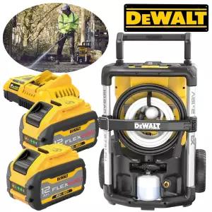 DEWALT 충전식 클리닝 워셔 고압세척기 (20Vmax 12.0Ah x2팩) 세차기