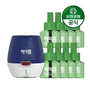 해피홈 코드형 리퀴드모기향 본품+리필 +리필45일 8개