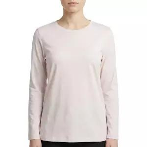 [롯데백화점]비비안 인견 면 이중지 솔리드 여성 홈웨어상의 EZ1962