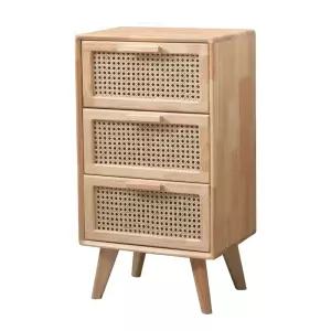 원목 서랍장 라탄 침실 정리함 캐비닛 모듈형 와이드 슬림 틈새수납 체스트