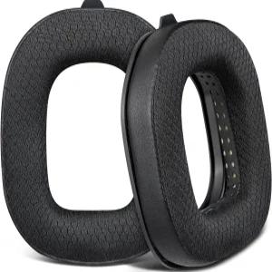 Astro A50 3세대(A50 4세대에 맞지 않음) 헤드셋용 SoulWIT 교체 이어패드 내구성이 뛰어난 메쉬 원단으로