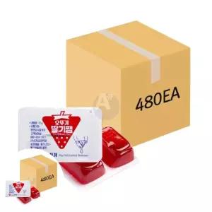 스트로베리잼 오뚜기 일회용 딸기잼 디스팬팩 480개입 12g (1BOX)