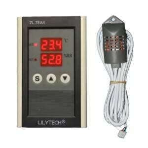 ZL-7816A 12V 온도 및 습도 컨트롤러 조절기 Lilytech