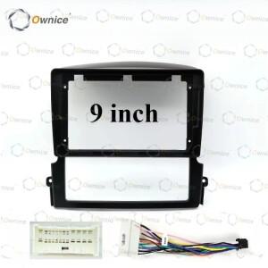 Ownice 9인치 차량용 오디오 대형 스크린 DVD 패시아 프레임 어댑터 (기아 호환 쏘렌토 BL 2004-2008 2딘