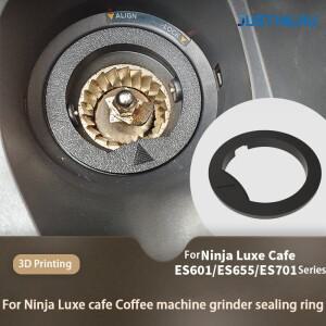 니닌자 럭스 카페 ES601 ES655 커피 머신 그라인더용 JUSTINLAU 씰링 링 분말 방지 막힘 빈 링 액세서리