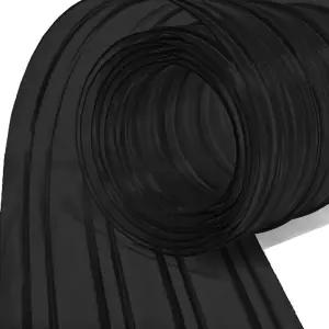 냉동고 냉각기 창고 문에서 걸을 수 있는 레질리아 비닐 교체 스트립 커튼 - 산업용 단열 플라스틱 단일