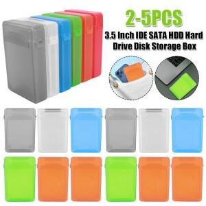 3.5인치 IDE SATA 외장 하드 드라이브 디스크 보관함 정리함 충격 방지 플라스틱 휴대용 보호 케이스 HDD