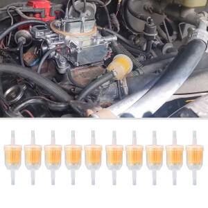 [호환품]10PCS 범용 가솔린 가스 연료 오일 필터 스쿠터 바이크 오토바이 먼지 자전거 ATV