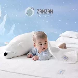 잠잠 신생아 냉감패드 아기쿨매트 토퍼 침대 여름이불