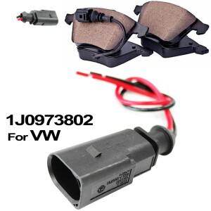 브레이크 패드 마모 커넥터 플러그 피그 테일 VW Bora Caddy Passat CC Eos 골프 Jetta Polo Sharan Tiguan