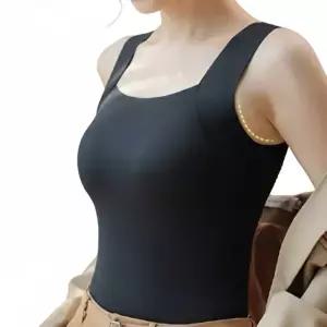 [신상오픈런]|CCTA159|여성 스퀘어넥 캡내장 브라탑 데일리 이너 나시