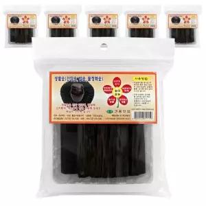 x6개 간장숯 장담그기 국산(참숯 탈취용 물정화 백탄)