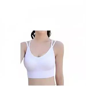 [신상오픈런]|CCU16D5|여성용 더블 크로스 심리스 편안한 스포츠 브라탑