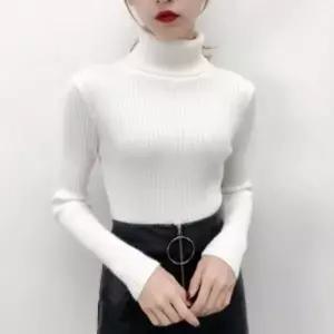 [신상오픈런]|CCTA11D|여성용 따뜻한 골지 목폴라 니트 이너웨어 가을겨울용