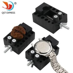 시계 조정 가능 오프너 백 케이스 커버 프레스 클로저 리무버 고정 홀더 수리 도구