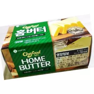 롯데 버터 450g 업소용 제빵 유지 조리 요리 건강 기름 베이킹 초코 카페 전자렌지 디저트 오븐