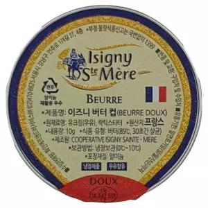 Isingy 이즈니생메르 무염버터포션 10g 64개 베이킹 빵 오븐 전자렌지 카페 제과