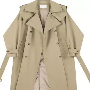 남성 트랜치코트 오버핏 봄가을 바바리 트랜치