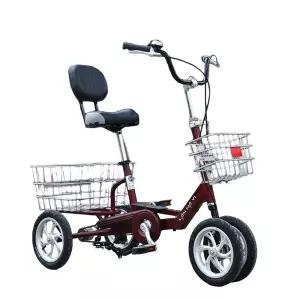 수납함 세발자전거 짐수레 자전거 경량 3륜 성인용