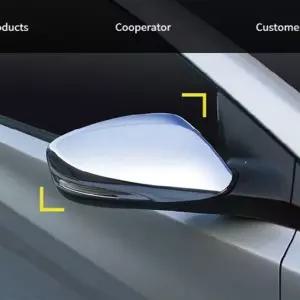 [모두쇼핑}11년 고급형 엑센트 사이드미러커버 2pcs 미러몰딩 자동차사이드미러커버 차량용사이드미러커버