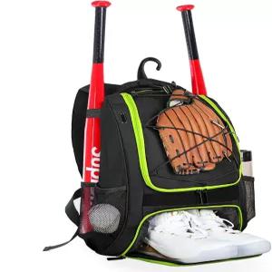 골로니 야구 백팩 성인용 가방 신발 수납공간이 있는 소프트볼 배트백 헬멧 및 액세서리를 위한 대형 메인