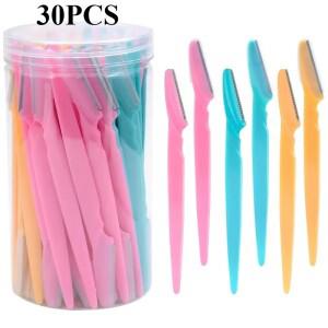 여성용 다용도 각질 제거 더마플래닝 도구 정밀 커버 안전 뷰티 기능이  눈썹 면도기 및 얼굴 330개