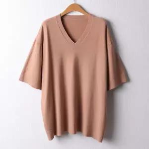 [아이우먼] 여리브이니트티셔츠 APF369M602 빅사이즈_P417585947