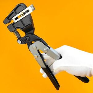 DJP18050 고강도 스테인레스 스틸 광고 라이트 워드 수동 홀 펀치 천장 알루미늄 에지 다리미 라운드 오프