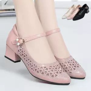 가죽 댄스스포츠화 재즈화 소프트 스퀘어 공연용 라인댄스 구두 댄스 디자인 부츠 재즈