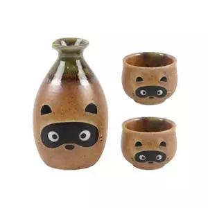 초이스 너구리 독구리 1p 술잔2p 세트 칵테일잔 유리잔 디자인잔