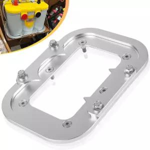 빌렛 알루미늄 배터리 트레이 팔레트 트렁크 홀드 다운 마운트 브래킷 재배치 박스 레이싱 옵티마 레드