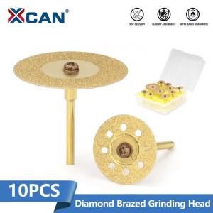 XCAN 10pcs 다이아몬드 커팅 디스크 20-40mm 그라인딩 휠 톱 블레이드 드레멜 연마 회전 도구용
