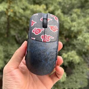 [호환품]글라이드 마우스 미끄럼 방지 스티커 Wlmouse Ying 시리즈 땀 테이프 초박형 눈송이 도마뱀 질감 1