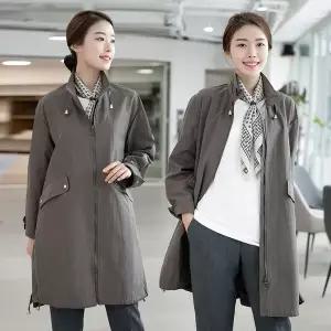 엄마옷 면 차이나 롱 자켓 613FGH254 마담/중년여성/빅사이즈/50대/60대