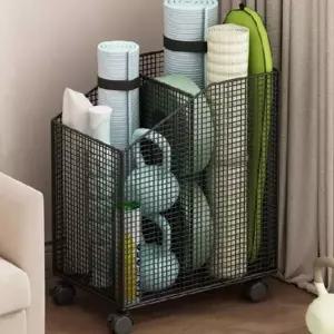 요가매트 보관함 정리함 폼롤러 카트 수납함