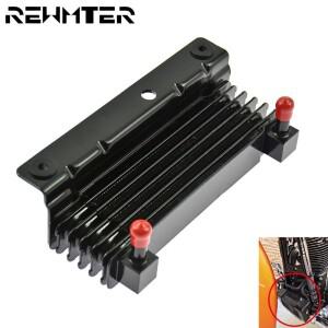 바이크 오토바이 오일 쿨러 어댑터 라디에이터 물 탱크 할리 투어링 2009- 로드 킹 일렉트라 스트리트 글라