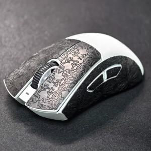 [호환품]레이저 데스어더 V4 프로용 미끄럼 방지 스티커 1세트 논슬립 땀 흡수 테이프 눈송이 질감 폴리우