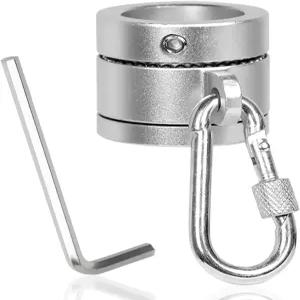 1세트 7/8 슬리버 바 잠금 칼라 툴 랜야드용 부착 테더링 포인트가 있는 7/8인치 슬라이딩 바와 호환 가능