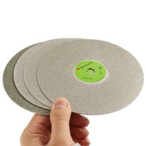 6 inch Diamond Flat Lap Disk호환Grinding Coated Wheel Grit 60-3000 Lapidary ILOVETOOL